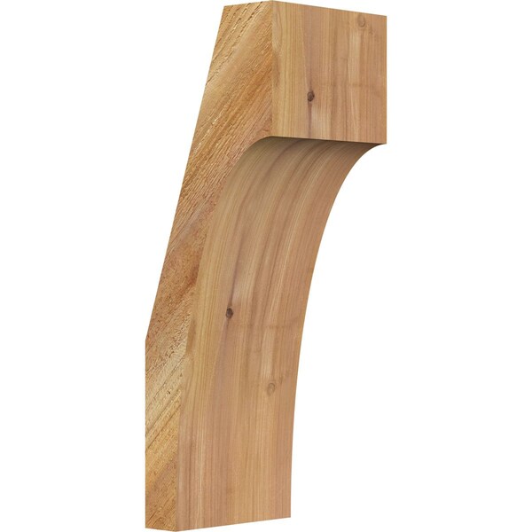 Ekena Millwork 6"W x 6"D x 18"H Westlake Rough Sawn Knee Brace, Western Red Cedar BRC06X06X18WTL00RWR - main